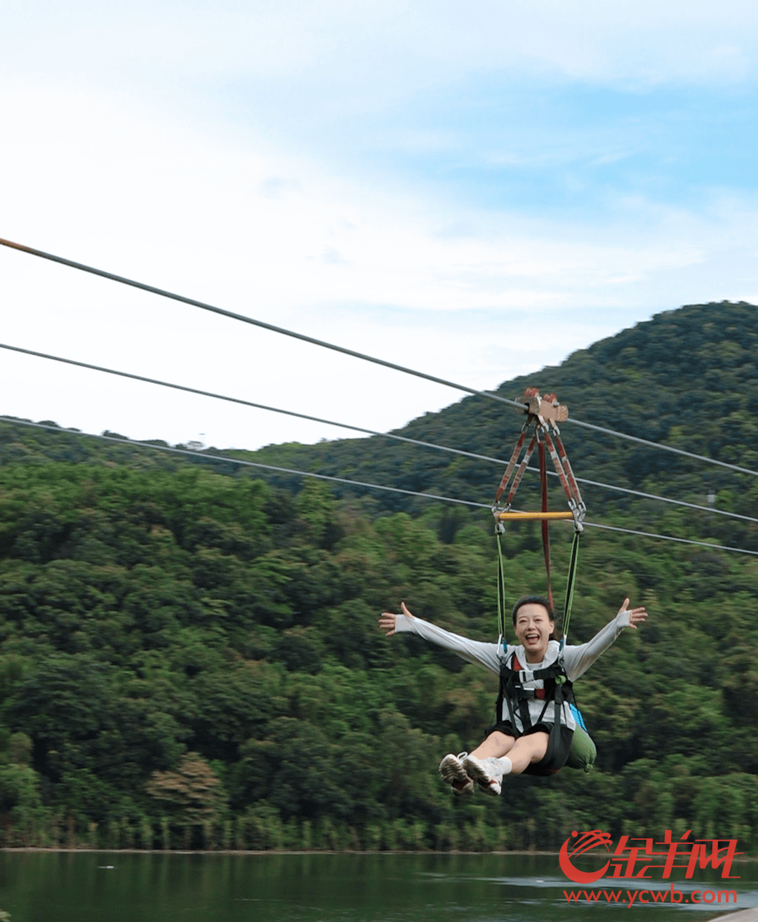 夏季高空滑索挑战，飞跃山谷的极速体验的简单介绍